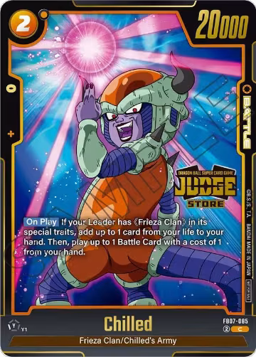 Chilled (Judge Pack (Store Judge) 05) (FB07-085), Tournament and Championship Promos — DB Fusion card price