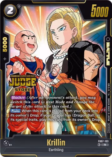 Krillin (Judge Pack (Store Judge) 05) (FB07-103), Tournament and Championship Promos — DB Fusion card price