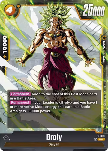 Broly (Ultimate Battle 2026 Vol.1) (FP-069), Tournament and Championship Promos — DB Fusion card price