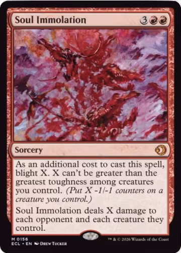 Soul Immolation (156), Lorwyn Eclipsed — Magic card price