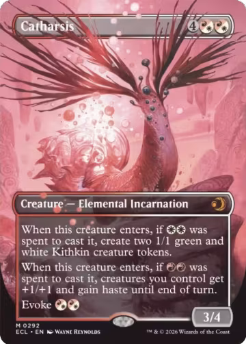 Catharsis (Borderless) (292), Lorwyn Eclipsed — Magic card price
