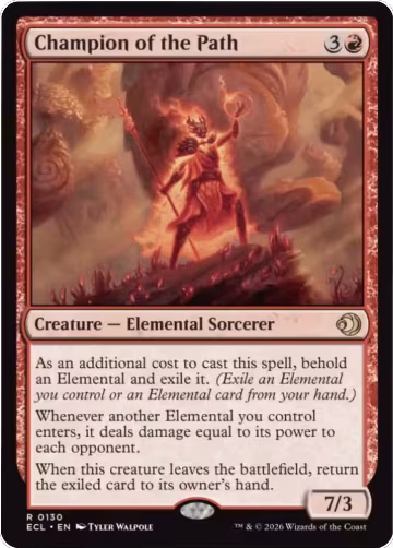 Champion of the Path (130), Lorwyn Eclipsed — Magic card price