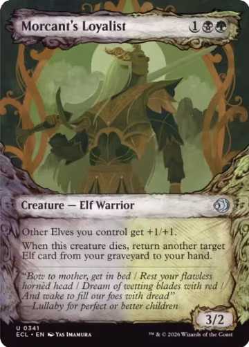Morcant's Loyalist (Showcase) (341), Lorwyn Eclipsed — Magic card price