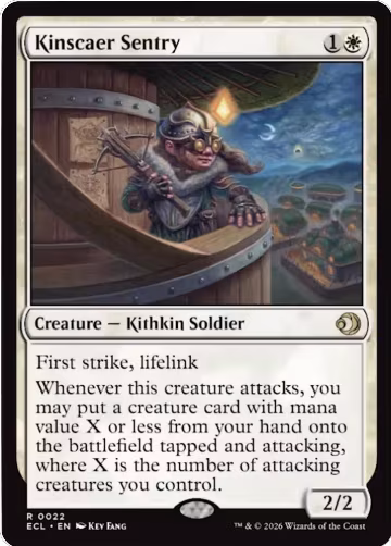 Kinscaer Sentry (22), Lorwyn Eclipsed — Magic card price