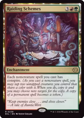 Raiding Schemes (239), Lorwyn Eclipsed — Magic card price