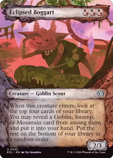Eclipsed Boggart (Showcase) (335), Lorwyn Eclipsed — Magic card price