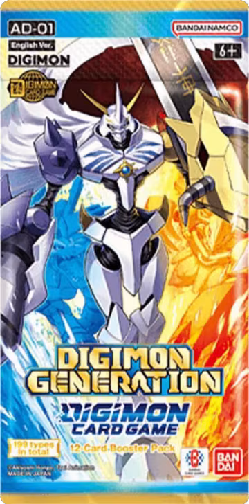 Advanced Booster Digimon Generation Booster Pack, Advanced Booster Digimon Generation — Digimon sealed product price