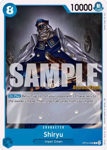 Shiryu (OP14-048), The Azure Sea's Seven Release Event Cards — One Piece card price