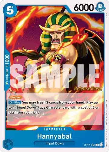 Hannyabal (OP14-052), The Azure Sea's Seven Release Event Cards — One Piece card price