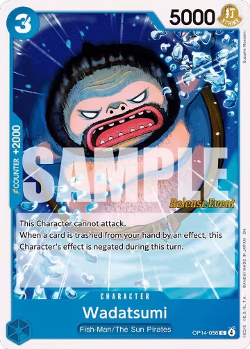 Wadatsumi (OP14-056), The Azure Sea's Seven Release Event Cards — One Piece card price
