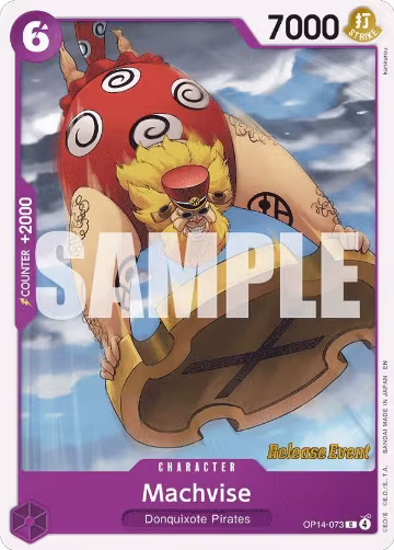 Machvise (OP14-073), The Azure Sea's Seven Release Event Cards — One Piece card price