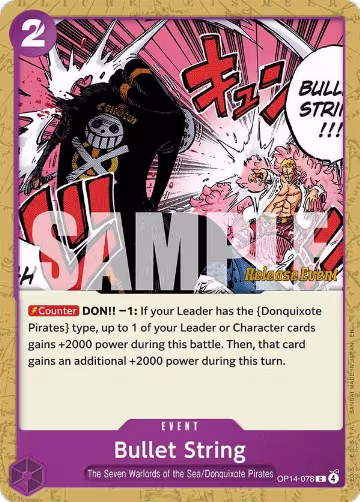 Bullet String (OP14-078), The Azure Sea's Seven Release Event Cards — One Piece card price