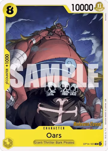 Oars (OP14-101), The Azure Sea's Seven Release Event Cards — One Piece card price