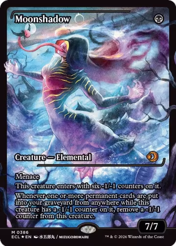 Moonshadow (0386) (Showcase) (386), Lorwyn Eclipsed — Magic card price