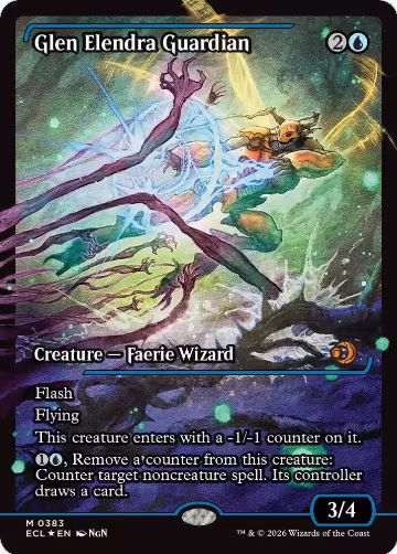 Glen Elendra Guardian (0383) (Showcase) (383), Lorwyn Eclipsed — Magic card price