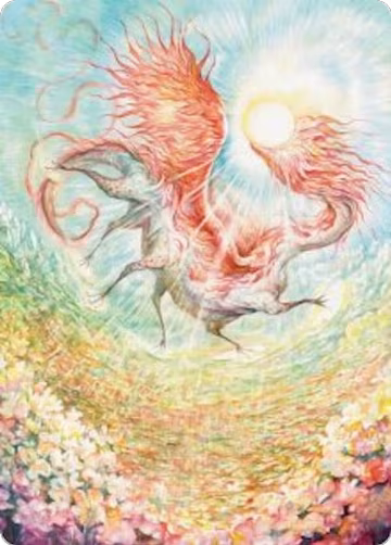 Eirdu, Carrier of Dawn Art Card (30), Art Series: Lorwyn Eclipsed — Magic card price