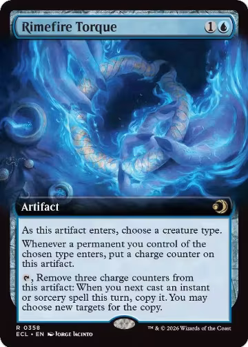 Rimefire Torque (Extended Art) (358), Lorwyn Eclipsed — Magic card price