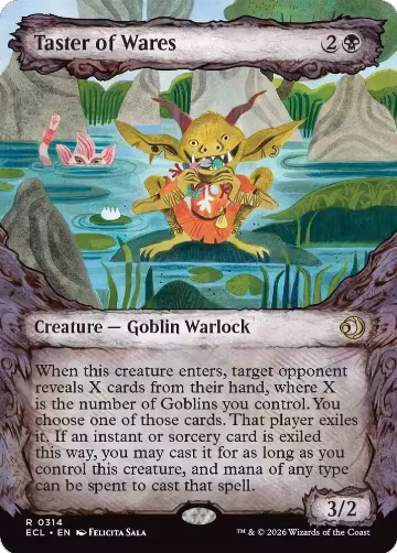 Taster of Wares (Showcase) (314), Lorwyn Eclipsed — Magic card price