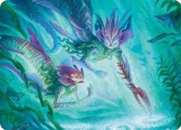 Silvergill Mentor Art Card (10), Art Series: Lorwyn Eclipsed — Magic card price