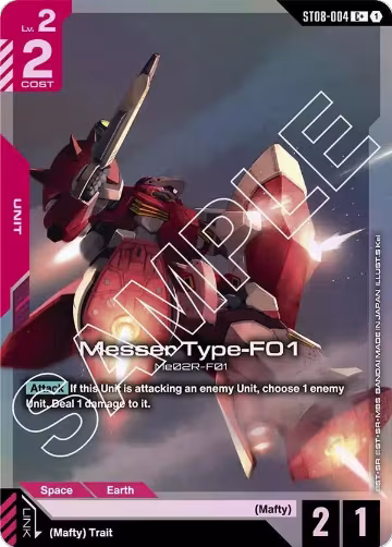 Messer Type-F01 (C+) (ST08-004), Starter Deck 08: Flash of Radiance — Gundam card price