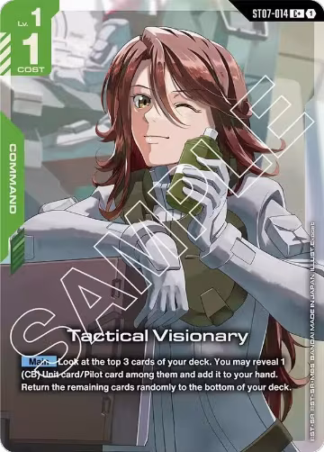 Tactical Visionary (C+) (ST07-014), Starter Deck 07: Celestial Drive — Gundam card price