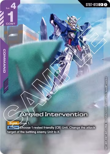 Armed Intervention (C+) (ST07-013), Starter Deck 07: Celestial Drive — Gundam card price