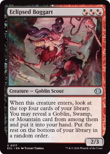 Eclipsed Boggart (217), Lorwyn Eclipsed — Magic card price