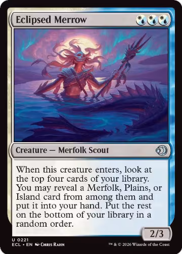 Eclipsed Merrow (221), Lorwyn Eclipsed — Magic card price