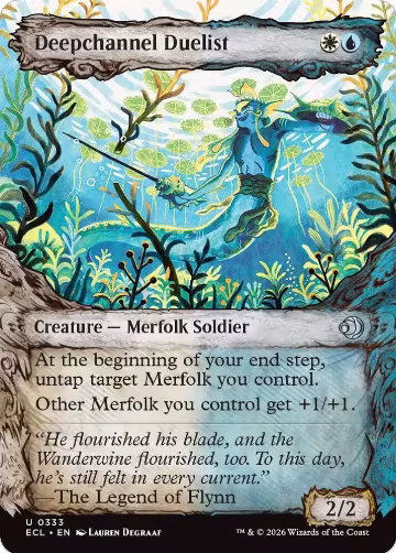 Deepchannel Duelist (Showcase) (333), Lorwyn Eclipsed — Magic card price