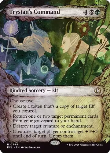 Trystan's Command (Showcase) (344), Lorwyn Eclipsed — Magic card price