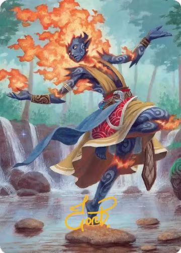 Ashling, Rekindled Art Card (16/54) (Gold-Stamped Signature) (16), Art Series: Lorwyn Eclipsed — Magic card price