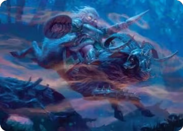 Bristlebane Outrider Art Card (18), Art Series: Lorwyn Eclipsed — Magic card price