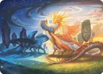 Celestial Reunion Art Card (19/54) (19), Art Series: Lorwyn Eclipsed — Magic card price