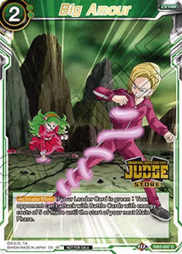 Big Amour (Judge Pack Vol.18) (Store) (DB2-097), Judge Promotion Cards — DB Super card price