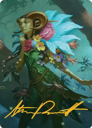 Maralen, Fae Ascendant Art Card (Gold-Stamped Signature) (24), Art Series: Lorwyn Eclipsed — Magic card price