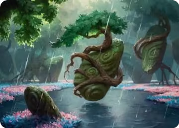 Rain-Slicked Copse Art Card (49), Art Series: Lorwyn Eclipsed — Magic card price