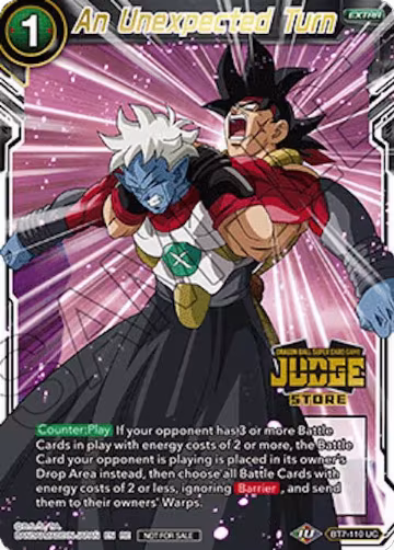An Unexpected Turn (Judge Pack Vol.18) (Store) (BT7-110), Judge Promotion Cards — DB Super card price