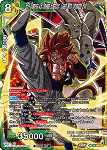 SS4 Gogeta VS Omega Shenron, Clash With Ultimate Evil (Ultra-Bout Series Tournament Pack Vol.1) (BT25-137), Tournament Promotion Cards — DB Super card price