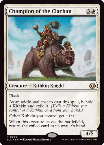Champion of the Clachan (9), Lorwyn Eclipsed — Magic card price