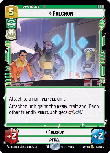 Fulcrum (150/264), A Lawless Time — Star Wars card price