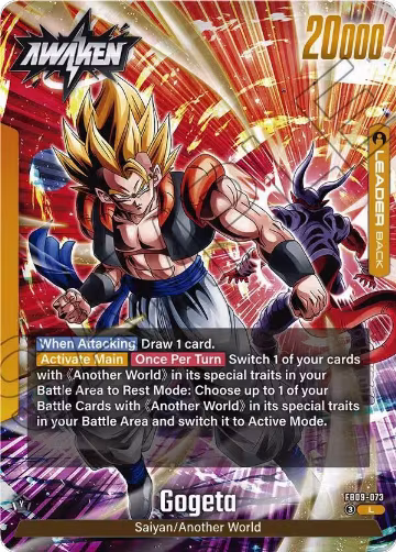 Son Goku/Vegeta // Gogeta (FB09-073), Dual Evolution — DB Fusion card price