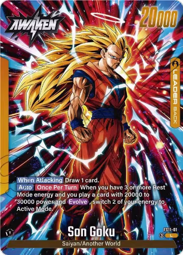 Son Goku - FS11-01 (FS11-01), Starter Deck EX: The Phase of Evolution — DB Fusion card price