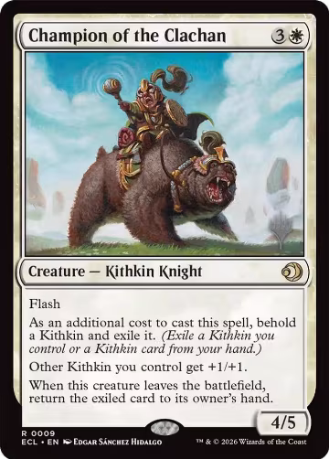 Champion of the Clachan (9), Promo Pack: Lorwyn Eclipsed — Magic card price