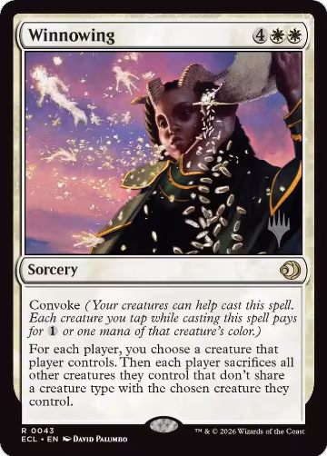 Winnowing (43), Promo Pack: Lorwyn Eclipsed — Magic card price