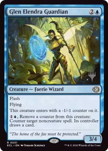 Glen Elendra Guardian (51), Promo Pack: Lorwyn Eclipsed — Magic card price