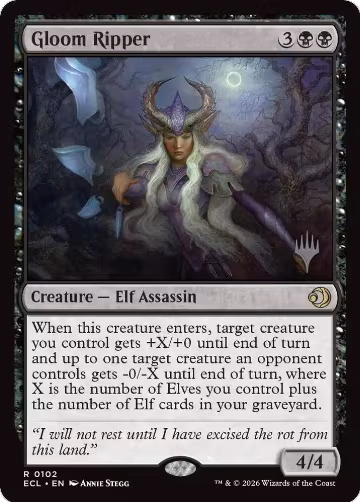 Gloom Ripper (102), Promo Pack: Lorwyn Eclipsed — Magic card price