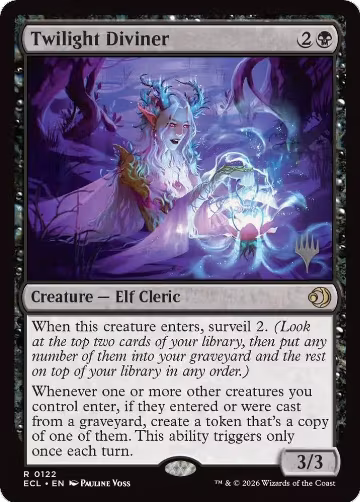 Twilight Diviner (122), Promo Pack: Lorwyn Eclipsed — Magic card price