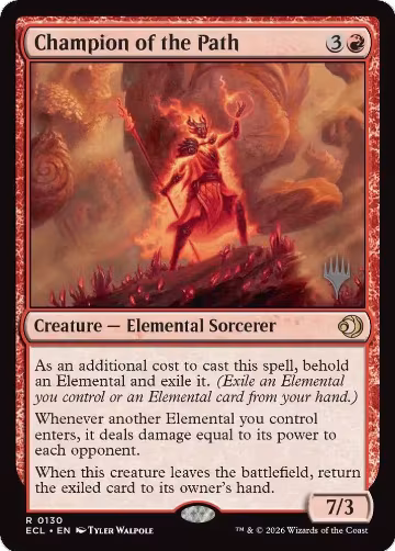 Champion of the Path (130), Promo Pack: Lorwyn Eclipsed — Magic card price