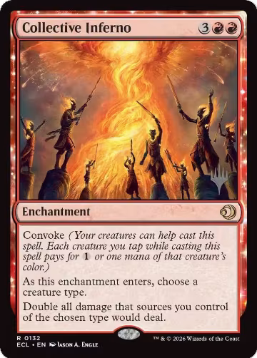 Collective Inferno (132), Promo Pack: Lorwyn Eclipsed — Magic card price