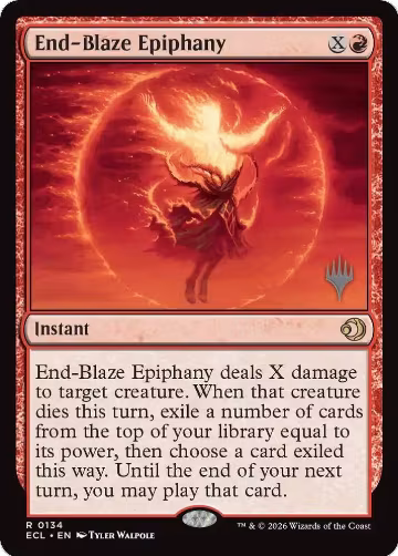 End-Blaze Epiphany (134), Promo Pack: Lorwyn Eclipsed — Magic card price
